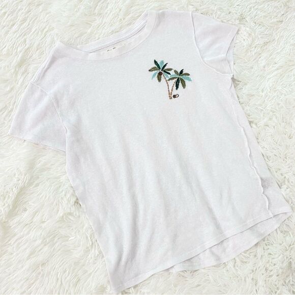 We The Free Tee with Palm Tree Embroidery - Picture 1 of 5